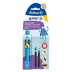 Griffix Blue Rollerball Pen, Left-Handed