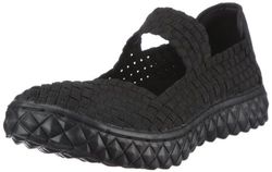 Manitu dames 170080 slippers, zwart zwart 1, 39 EU