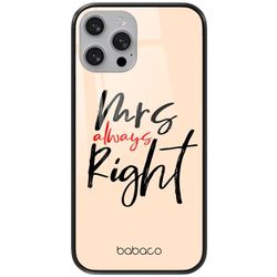 ERT GROUP mobiltelefonfodral för Huawei MATE 10 originalt och officiellt licensierat Babaco mönster Mrs Right 001 tillverkad av härdat glas, optimalt anpassat till mobilens form, skyddsfodral