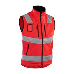 High Vis softshell vest geel Medium High Vis rood