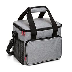 Tatay Urban Food Picnic - Insulated Lunch Bag, 11 L Capacity, Triple Layer Material, Flexible and 100% waterproof. Denim Grey. Measure 28.5 x 21 x 24 cm