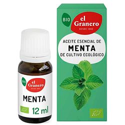 GRANERO Olio Essenziale di Menta Bio 12 ml, Non Applicabile