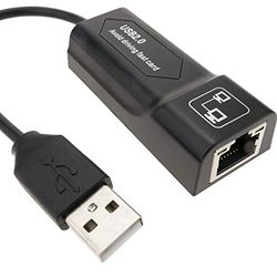 BeMatik - Adattatore di Rete Ethernet da 10/100 Mbps a USB 2.0