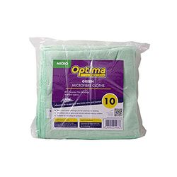 Ramon Hygiene Pack de 10 paños de microfibra de 40 x 40 cm, color verde