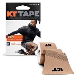 KT TAPE Pro, voorgesneden, 20 strepen, synthetisch, beige