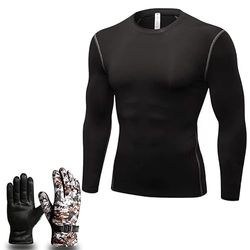 SXCDD Guanti da sci mimetici gialli neri maniche lunghe-m size tuta da corsa combinazione