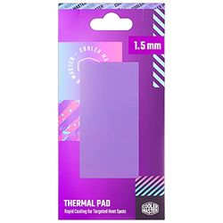Cooler Master Thermal Pad - 13.3W/mK Thermal Conductivity, Improves PC Component Cooling, Electrically Non-Conductive, Double-Sided Adhesive & Easy to Apply - 95 x 45 x 1.5mm