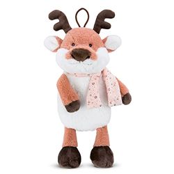 NICI Tierna Botella de Juguete para Agua Caliente del Reno Jonte 350 ml – 2 en 1 – Suave y Tierno Juguete y Botella de Agua Caliente para Niñas y Niños I Botella para Dormir desde los 10 Meses – 48336
