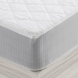 Degrees home - Protector de colchón Transpirable, Acolchado, Ajustable y antiácaros - Cama 150x190/200cm Blanco