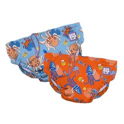 Bambino Mio Revolutionerande tvättbart badlager, set med 2, bubbla och plommon, (2-3 år), Bubbla, 2-3 ans