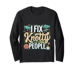 I Fix Knotty People Terapia di massaggio -------- Maglia a Manica