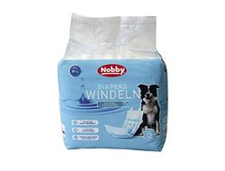 Nobby Pannolini per Cani Maschi, 12 Pezzi, Gomma, Bianco, M-L 46-60 cm, unità