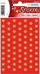 Sticker Herma DECOR, ster 8 mm goudfolie, PG/3Bl