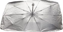 Pare-Soleil Start Umbrella pour Voitures, Facile à Utiliser, Tissu Isolant argenté, Dimensions 119 x 60 cm