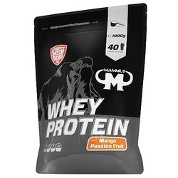 Mammut Nutrition Whey Protein, Fruits de la passion et mangue, petit-lait, protéines, shake de protéines, 1000 g
