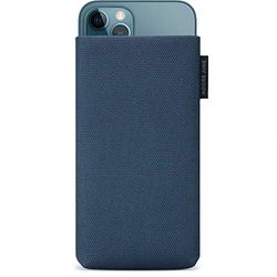 Adore June Classic Recycled Azul Funda Compatible con iPhone 13 / iPhone 13 Pro/iPhone 12 / iPhone 12 Pro, Tejido de R-PES Moderno Sostenible. Hecho en Europa