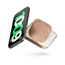 Zens Magnetic Nightstand Wireless Charger, Chargeur sans Fil de 15 W Compatible avec MagSafe et Qi pour iPhone, AirPods, Adaptateur Secteur de 20 W (EU,UK,US) et câble intégré de 1,5 m, Cuivre
