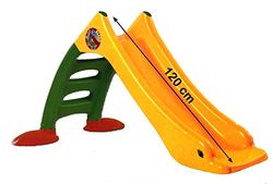 Thorberg Tobogán Infantil con conexión de Agua, 120 cm, Color Amarillo