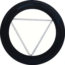 WOLFPACK LINEA PROFESIONAL 22010920 Plafón Embellecedor de Color Negro para Estufa 200 mm