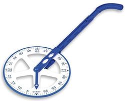 Betzold 82008 skolräknare med räknare, blå/vit, 32 cm