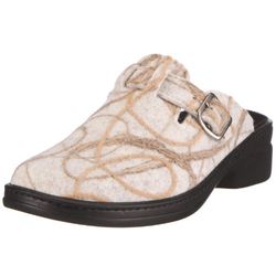 Algemare 5932-315 5932-315, dames pantoffels, beige, 37 EU