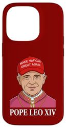 Rendi il Vaticano di nuovo grande Papa Leone XIV Divertente Papa americano Custodia per iPhone 14 Pro