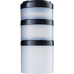 Blender Bottle Pro Stak Expansion Pak Clear Black - 3 unidades