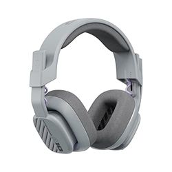 ASTRO A10 Gaming Headset Gen 2 Wired Headset - Over-ear gaming headphones with flip-to-mute microphone, 32 mm drivers, compatible with PC - Grey