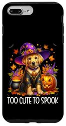 Cute Halloween Golden Retriever Puppy Is Too Cute To Spook Case for iPhone 7 Plus/8 Plus
