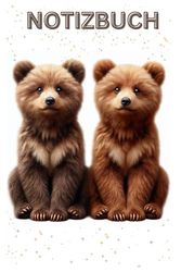 Wildes Abenteuer: Notizbuch mit Bären Motiv, Bär Buch: Das perfekte Geschenk für Bären Liebhaber, Bärenmotiv Liniert, DIN A5: Tagebuch, Journal, ... Softcover, schönes Motiv, Bear, blanko,Pet