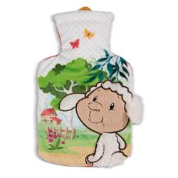 NICI Pecora Sheepmila 500ml Colorata sostenibile Peluche Bimbi di 10 Mesi-Borsa dell'Acqua Calda con Animale, Colore, 49038
