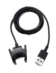 System-S Cavo USB 2.0 99 cm cavo di ricarica per Fitbit Charge 4 Smartwach in nero