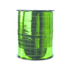 Clairefontaine 602050C spoel cadeaulint (met metalen effect, 250 m x 7,5 mm, ideaal voor je geschenken en knutselprojecten), 1 stuk, groen