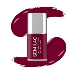 Semilac One Step 3-in-1 uv-nagellak S580 Crimson, 7 ml