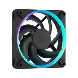 Fractal Design Momentum 12 RGB - Ventilateur silencieux pour boîtier PC - 120 mm - ARGB Gen 2-16 LEDs - Pales en polymère à cristaux liquides (LCP) - Palier dynamique fluide (FDB) - Noir