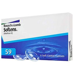 Soflens 59 Lenti a Contatto Correttive Mensili, 6 Lenti, BC 8.6 mm, DIA 14.2 mm, -5.0 Diopt