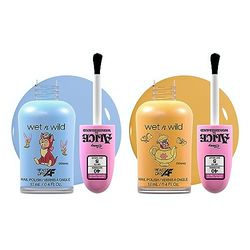 Wet n Wild Alice in Wonderland 'In a World of My Own', 2-Piece Nail Polish Set with a Fast-Dry Long-Lasting Formula, Shiny Finish Up to 5 Days Wear