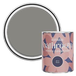 Rust-Oleum Grey Moisture Resistant Bathroom Wood and Cabinet Paint in Gloss Finish - Art School 750ml