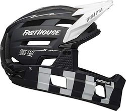 Bell Super Air herenhelm, Fasthouse mat zwart/wit, L