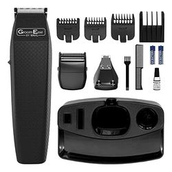 WAHL GroomEase Battery Operated Men Multigroomer, Three Interchangeable Heads, Four Attachment Combs, 90 Minutes of Continuous Use, Ideal for Gym and Travel