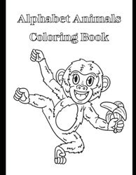 Kids Alphabet Animals Coloring Book