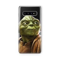ERT GROUP mobiel telefoonhoesje voor Samsung S10 origineel en officieel erkend Star Wars patroon Yoda 006 optimaal aangepast aan de vorm van de mobiele telefoon, gedeeltelijk bedrukt