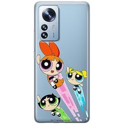 ERT GROUP mobiltelefonfodral för Xiaomi 12 PRO originalt och officiellt licensierat The Powerpuff Girls mönster The Powerpuff Girls 032 anpassad till formen på mobiltelefonen, gedeeltelijk transparant