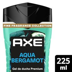 Axe Aqua Bergamot - Gel doccia da uomo, fragranza Prestige 225 ml