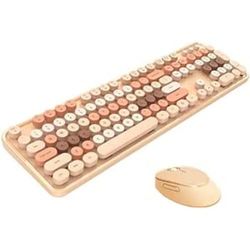 Wireless keyboard + mouse set MOFII Sweet 2.4G (beige)