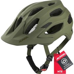 ALPINA Unisex - Volwassenen, CARAPAX 2.0 Fietshelm, olive matt, 57-62 cm