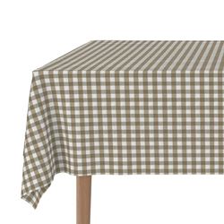 Martina Home KONFEKTIONERAD TEFLONERAD bordsduk Vichy Läder 140X140 CM