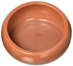 Living World Keramische kom, voor knaagdieren, terracotta, 240 ml