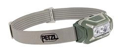 PETZL ARIA 2 RGB, lampada frontale compatta, resistente, impermeabile con modalità bianco, rosso, verde e blu, 450 lumen, deserto