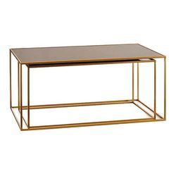 Gift Decor Lot de 2 Tables, Métal, 90 x 40 x 55 cm